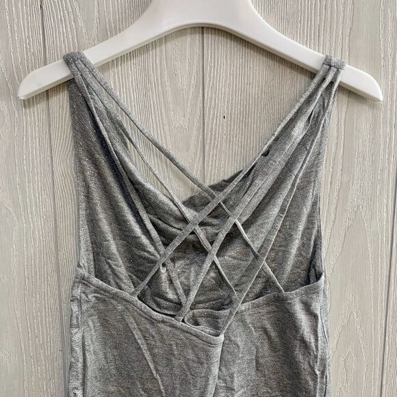 Chaser Gray Sparkle Glitter Tank Medium NWT - Picture 5 of 7